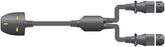 Câble d'alimentation secteur Mercury prise UK - 2 prises IEC 1,0 m