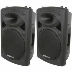 2x QTX QR15K 800w 15" Lautsprecher-Soundsystem  2x QTX QR15K 800w 15" Lautsprecher-Soundsystem