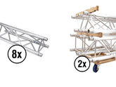 ALUTRUSS Set TRILOCK 6082-2000 + Truss transport board