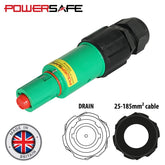 eLumen8 Powersafe 500A Line Drain 150mm2 Earth Green