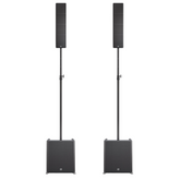 LD Systems CURV 500 ES Portable Array System Entertainer Set with Bar & Speaker