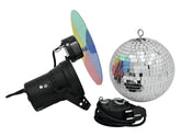 Jeu de boules à facettes Eurolite 20 cm avec Pinspot