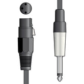 Citronic Classic Microphone Lead XLR - Jack 3.0m Black