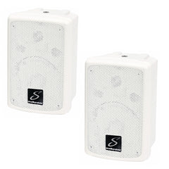 2x Studiomaster PS8 White Passive Install Speaker 8" inc wall bracket 2x Studiomaster PS8 White Passive Install Speaker 8" inc wall bracket