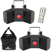 2x Chauvet Obsession HP Gobo Flower LED-Effektlichtbündel DJ-Disco-Beleuchtung