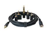 Omnitronic Headphone Extension 3M With Adapter Set
