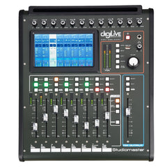 Studiomaster DigiLive16 Digitalmixer 16-Kanal-Mischkonsole mit motorisiertem Fader Studiomaster DigiLive16 Digitalmixer 16-Kanal-Mischkonsole mit motorisiertem Fader