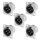 Neutrik XLR 3-Pin Male Chassis Plug NC3MDL1