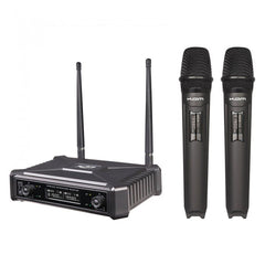 Kam KWM11PRO UHF Dual Handheld Wireless Microphone Kam KWM11PRO UHF Dual Handheld Wireless Microphone