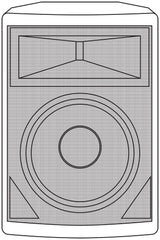 Citronic CX-3008 passive professional speaker 12" 300Wrms Citronic CX-3008 passive professional speaker 12" 300Wrms