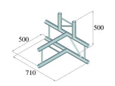 Alutruss Bilock Bq2-Pat42V 4-Way T-Piece