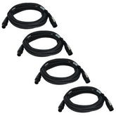 4x Neutrik 1.5M Power Cable TRUE1 Male to Female 3x 2.5mm H07RN-F