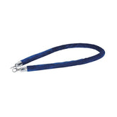 Corde en velours Showgear, bleue, crochet argenté