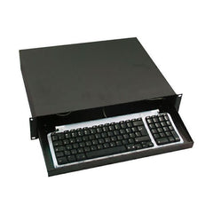 19 Inch Sliding Keyboard Tray - 2U Flightcase Rack