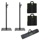 2x Gravity LS431CB Compact Square Base Light Stand inc Carry Bags