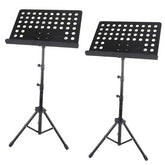 2x Thor Heavy Duty Orchestra Music Stand Black Adjustable