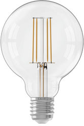 Calex LED Flull Glass Filament Globe Lamp 4W E27 2700K Clear GLB95