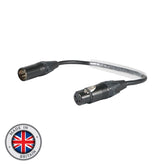 eLumen8 DMX Adaptor 5-Pin Male XLR to 3-Pin Female XLR
