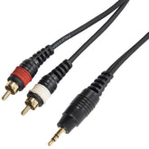 Kinsman Standard Connector Stereo To 2 X Phono Plugs