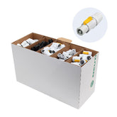 Neutrik PowerCON B-Typ-Kabelstecker, grau, NAC3FCB-D (100 Stück)