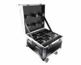 Chauvet Professional WELLFit DMX LED Uplighter 6x in Charging Flightcase Chrome IP65 *B-STOCK*