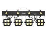 Eurolite LED KLS-180 Kompaktlichtset 4 x RGBW Spot DMX Parbar Beleuchtungsset
