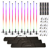 12x Mag ILLUMATUBE LED Stick Light Battery inc Remote