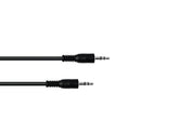 Omnitronic Jack Cable 3.5 Stereo 1.5M Bk