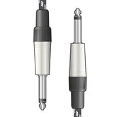 Citronic Braid Guitar Lead Blk/Wht 3m