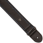 Perri 7290 2.5" Leather Strap Blue Stitch