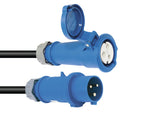Rallonge Psso Cee 32A 3X6 5M Bleu