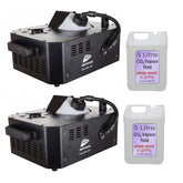 2x B Systems COLOR JET DMX Fog Machine Vertical CO2 Type Effect inc Fluid & Remote