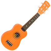 Laka Rainbow Series Ukulele & Bag - Orange