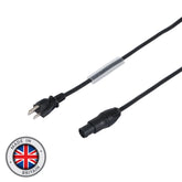 LEDJ geerdeter USA-Stecker auf Neutrik PowerCON TRUE1 NAC3FX-W-TOP 1 m