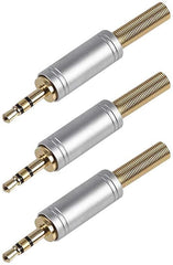3x Pro Signal 3,5 mm Metall-Stereo-Miniklinkenstecker TRS 3x Pro Signal 3,5 mm Metall-Stereo-Miniklinkenstecker TRS