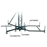 Global Truss Ground Support F34 PL BS0-75 Stahlausleger 0,75 m