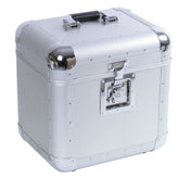 Roadinger Record Case Alu 75/25, Rounded, Sil