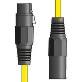 Chord Câble XLR 3 broches équilibré professionnel de haute qualité de 1,5 m (jaune)