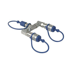 Showtec CO2 3/8 Qlock 2-way splitter for CO2 Bottle Cannon Showtec CO2 3/8 Qlock 2-way splitter for CO2 Bottle Cannon