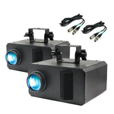 2x Equinox Axis 50W Gobo Flower LED Moonflowers Bundle