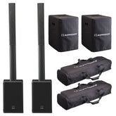 2x Audiophony ILINE Column Array 510W RMS inc Bags