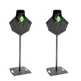 2x Eurolite CAT-80 LED Beam Effect 80W COB LED Barrel Scanner Wizard inkl. Ständer