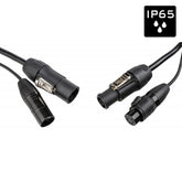Briteq IP65 Outdoor Combi Cable TRUE1 to XLR 5 Pin 3M Lighting Stage