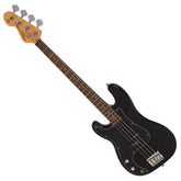 Vintage V40 Coaster Series Left Handed Bass Guitar - Gloss Black