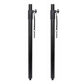 2x Thor M20 Speaker Pole Adjustable Height 35mm