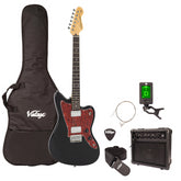 Vintage V50 Coaster Series Electric Guitar Pack – Boulevard Black