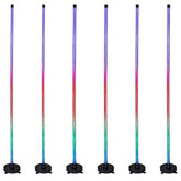 6x Eurolite Smart WiFi Floor Lamp RGB+CCT, control via app, Alexa & Google Home