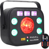 Ibiza FULLMOON DMX Light Effect Wash, UV, RG Laser, Strobe & Astro *BSTOCK*