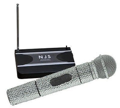 NJS Crystal Radio Microphone Handheld VHF Wireless Mic 175mhz