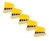 5x PP World 27 Note Glockenspiel - Black & White Metal Keys Bundle